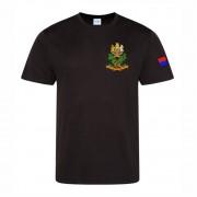 103 Regiment RA - Regimental Clothing - BLACK Performance Teeshirt